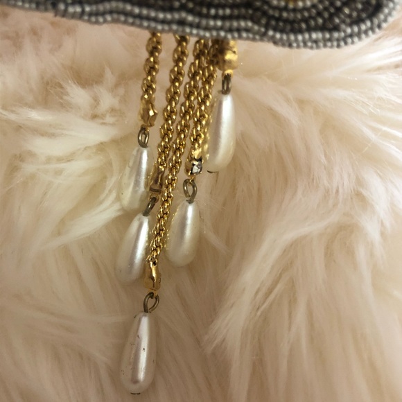 Unique Beaded Steampunk brooch - Picture 3 of 5